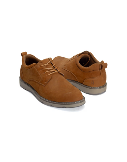 Ronnie Nubuck Leather Shoe in Tan