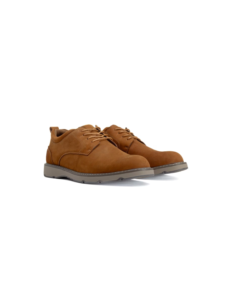 Ronnie Nubuck Leather Shoe in Tan