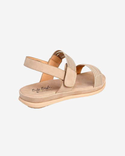 Irene Sandal in Taupe
