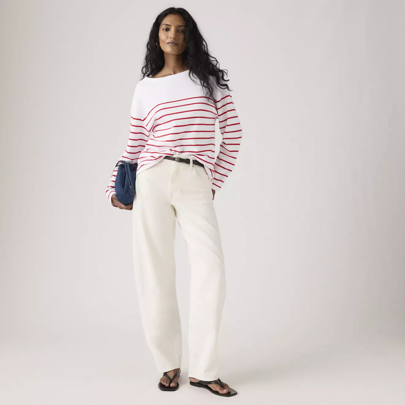 Baggy Dad Barrel Jeans in Truth Slip