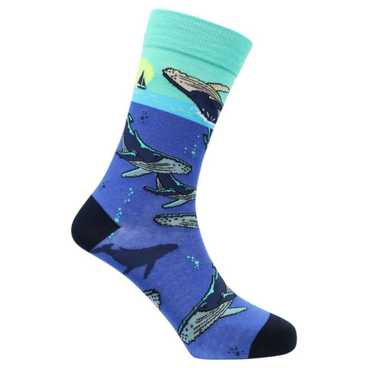 Bamboo Whale Watching Socks