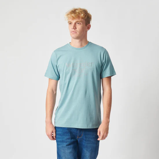 Tangler SS Tee in Shallow Blue
