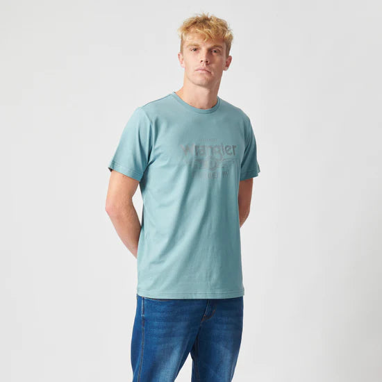 Tangler SS Tee in Shallow Blue