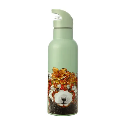 Wild Planet Red Panda Stainless Steel Bottle