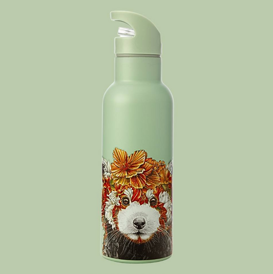 Wild Planet Red Panda Stainless Steel Bottle