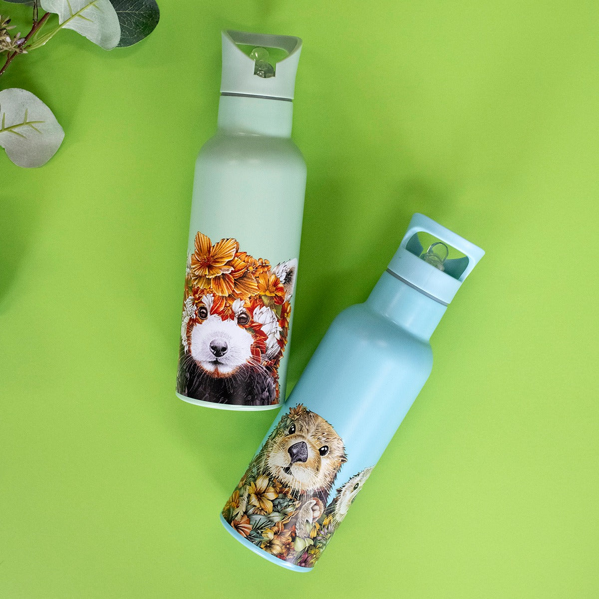 Wild Planet Otters Stainless Steel Bottle