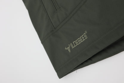 Plain Softshell Gilet in Olive / Sahara