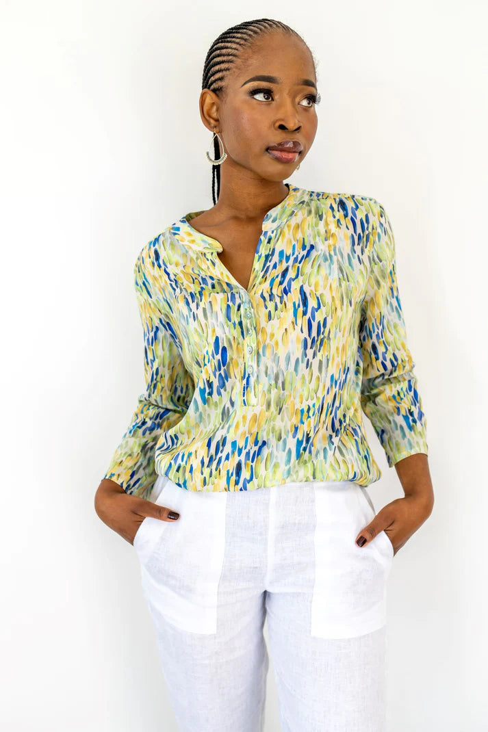 Antibes Linen Pants in White