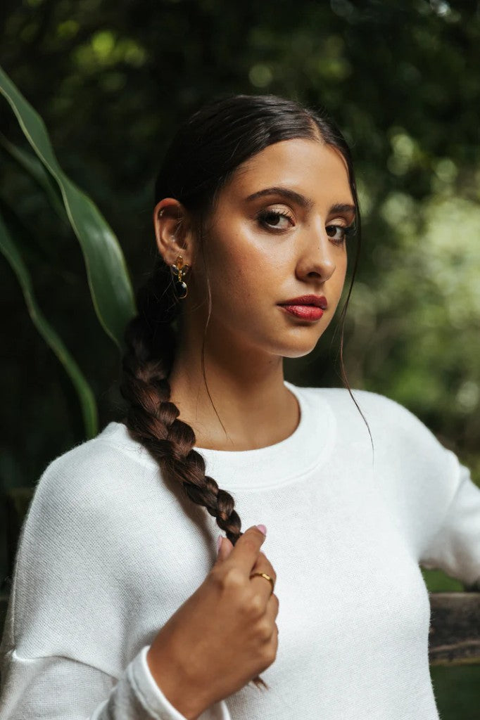 Knit Top in Ivory