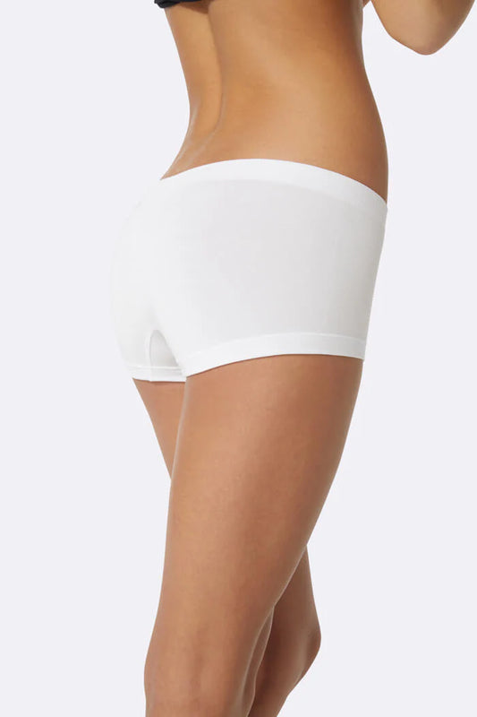 Bamboo Boyleg in White