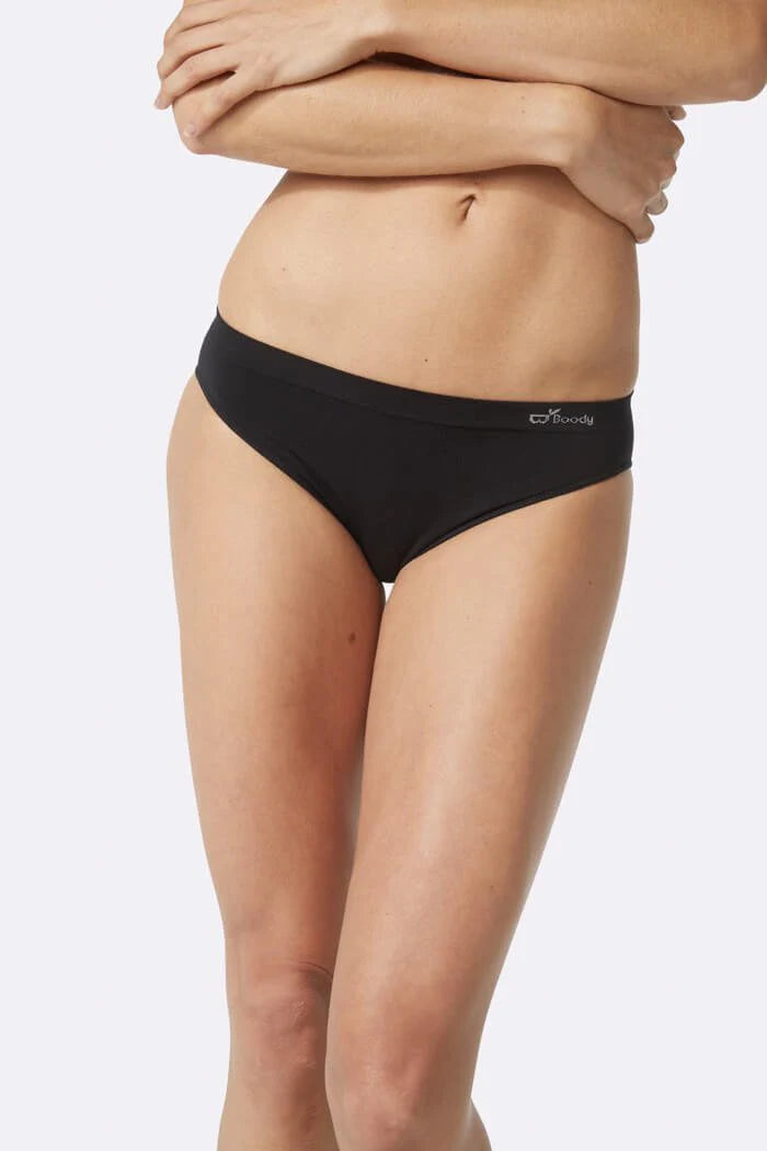 Bamboo Classic Bikini in Black