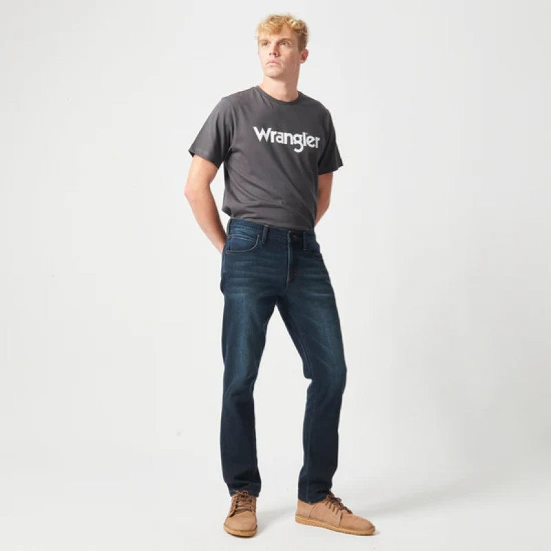Greensboro Stretch Denim in Dark Aged Indigo