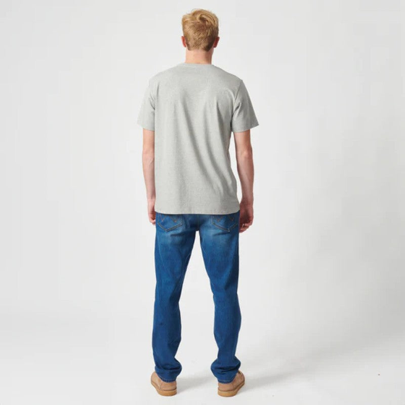 Home of Indigo SS Tee in Grey Melange