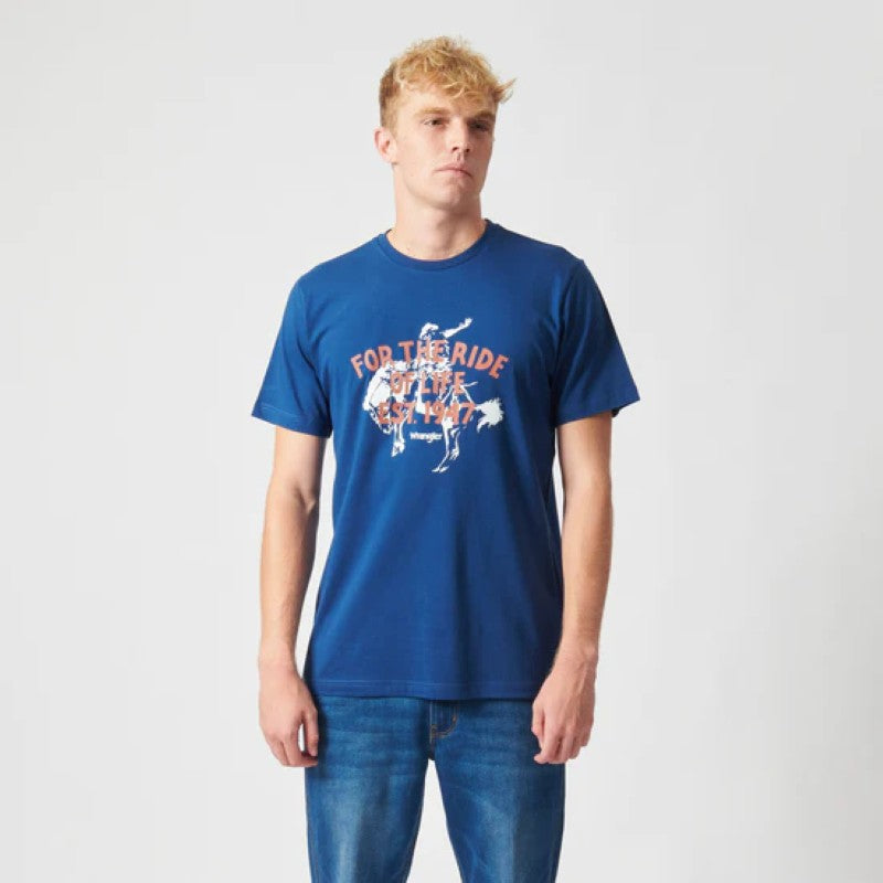 Legend SS Tee in Navy