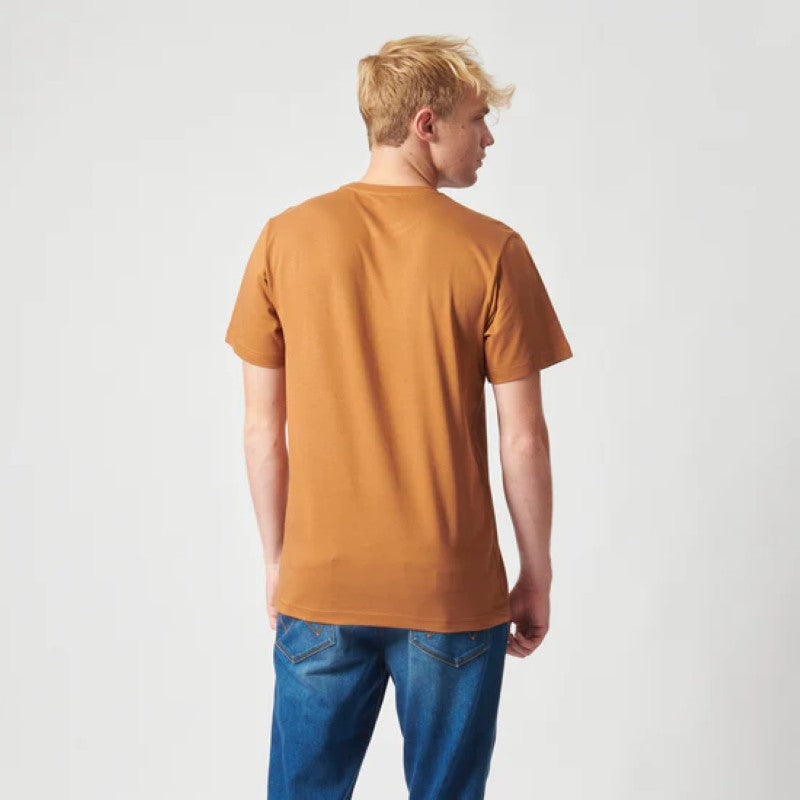 Spilt Logo SS Tee in Root Beer