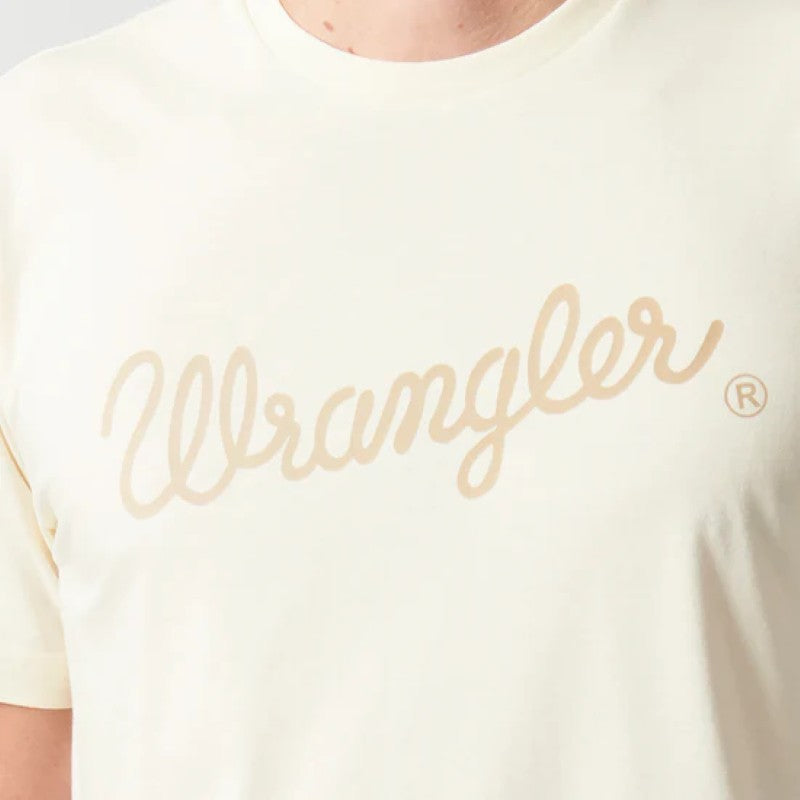 Textured Classic SS Tee in Vintage White