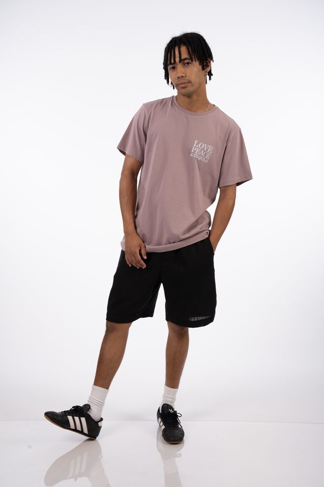 Love & Tequila SS Tee in Purple Chalk