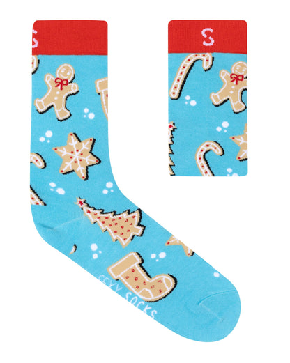 Xmas Cookies Bamboo Christmas Socks