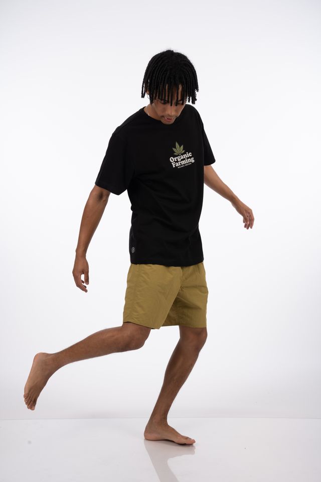 Organic Farming SS Tee in Black