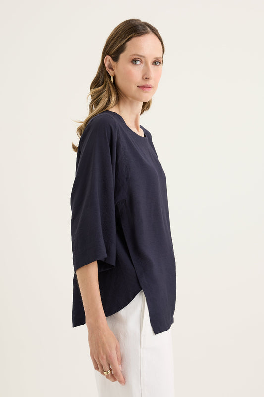 Skye Top in Navy