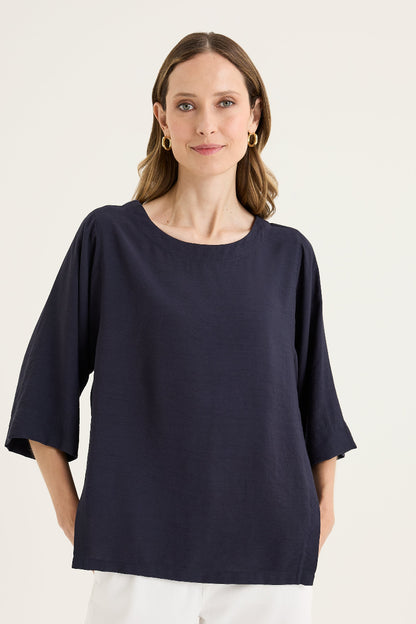 Skye Top in Navy