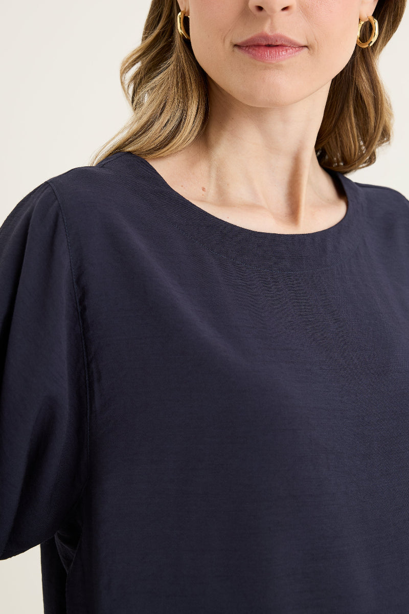 Skye Top in Navy
