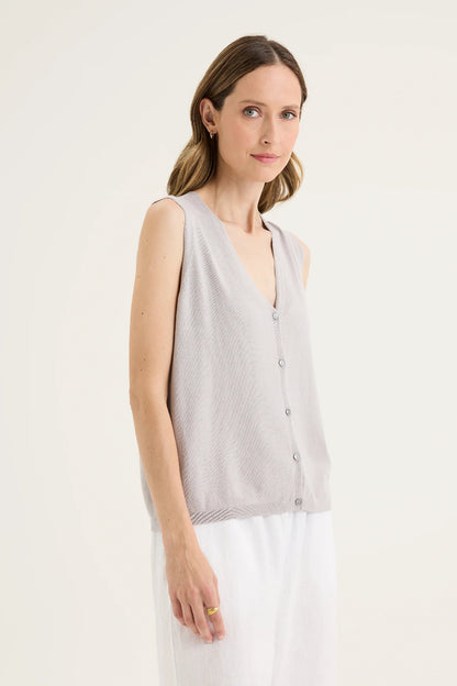 Rise Knit Vest in Stirling