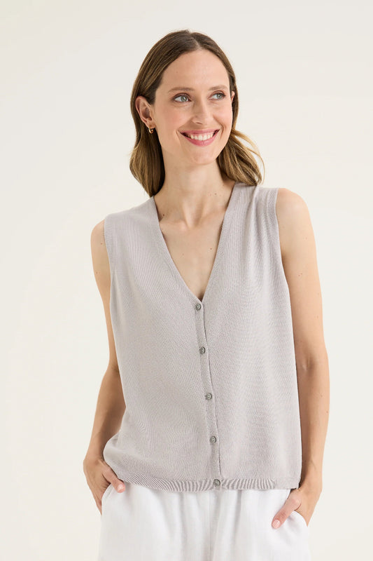 Rise Knit Vest in Stirling