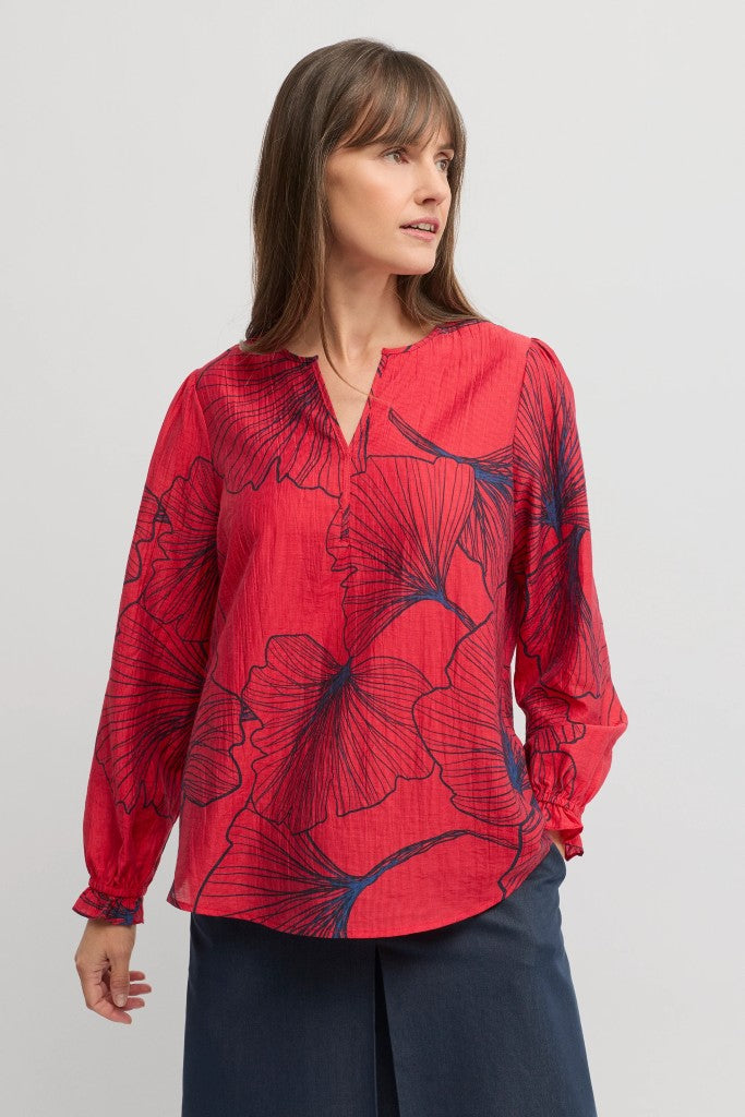 Staten Print Blouse