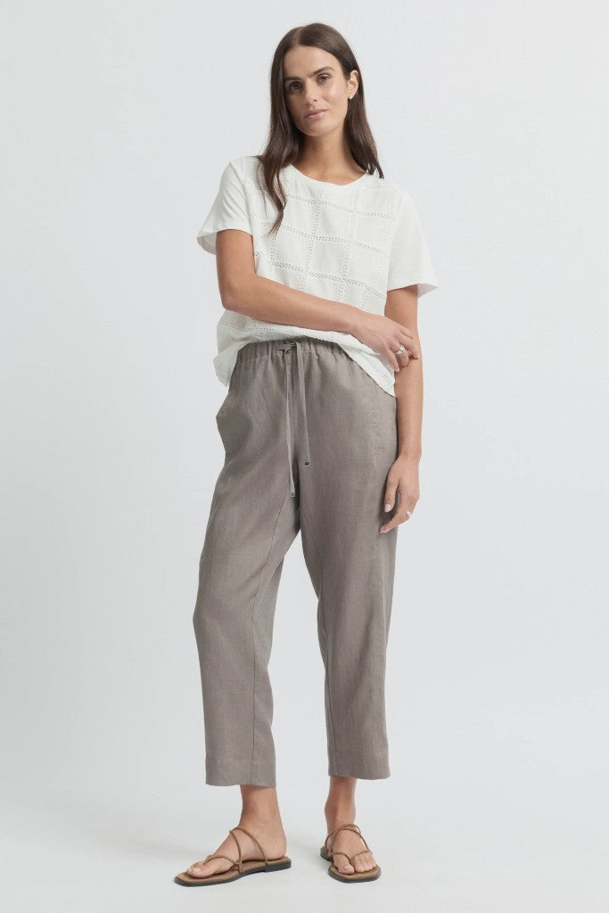 Tirari Slim Pant in Earth