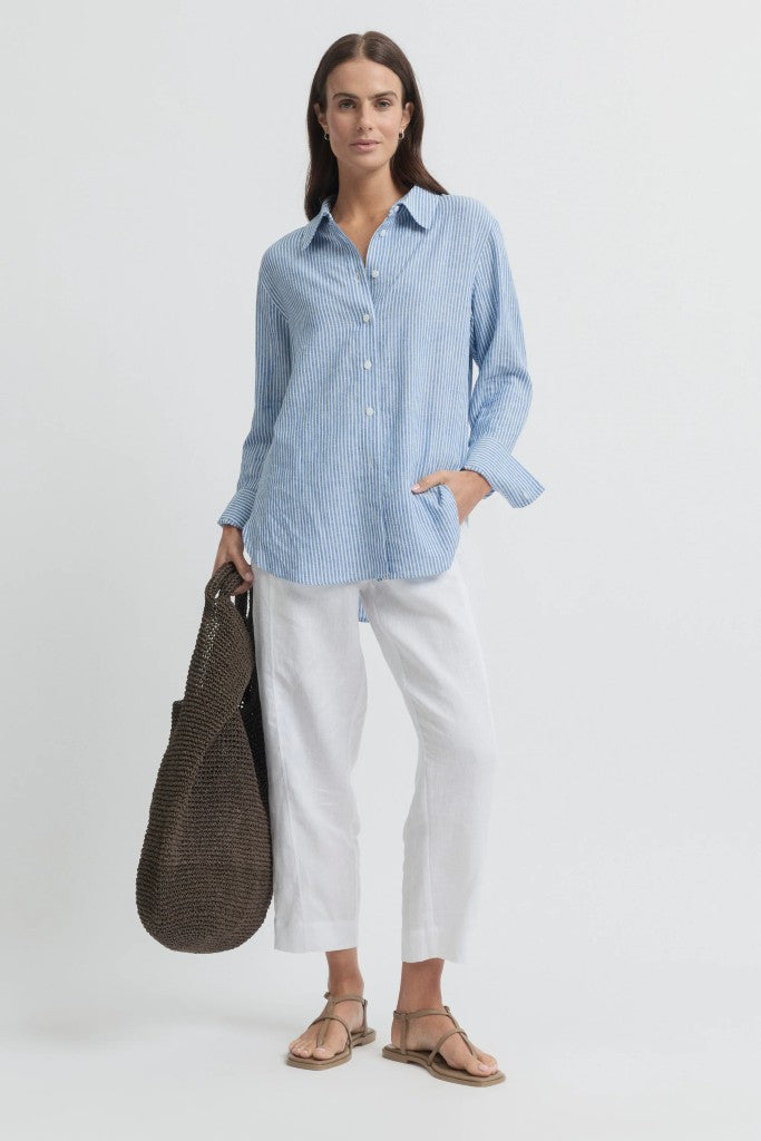 Tirari Slim Pant in White