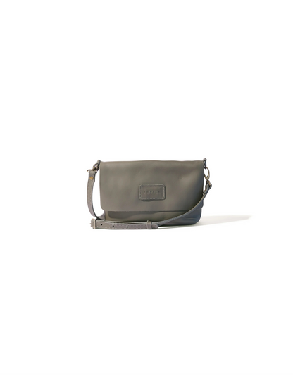 Jeanie Leather Crossbody in Khaki Green