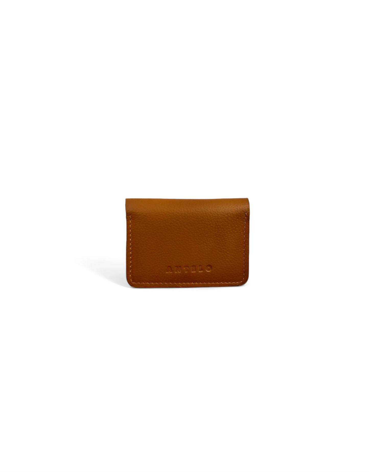 Ozzie Leather Card Wallet in Pebble Cider