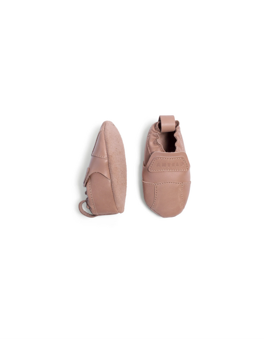 Reece Leather Baby Shoes in Sand