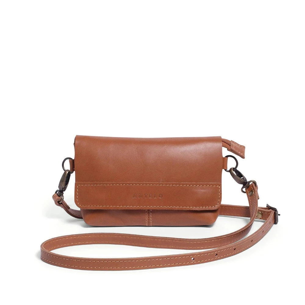 Alfi Micro Leather Cider Crossbody