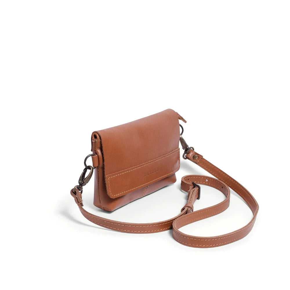 Alfi Micro Leather Cider Crossbody