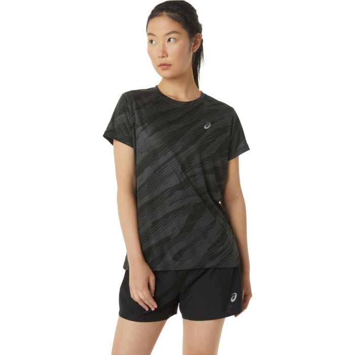 Core All Over Print Tee in Performance Black