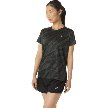 Core All Over Print Tee in Performance Black