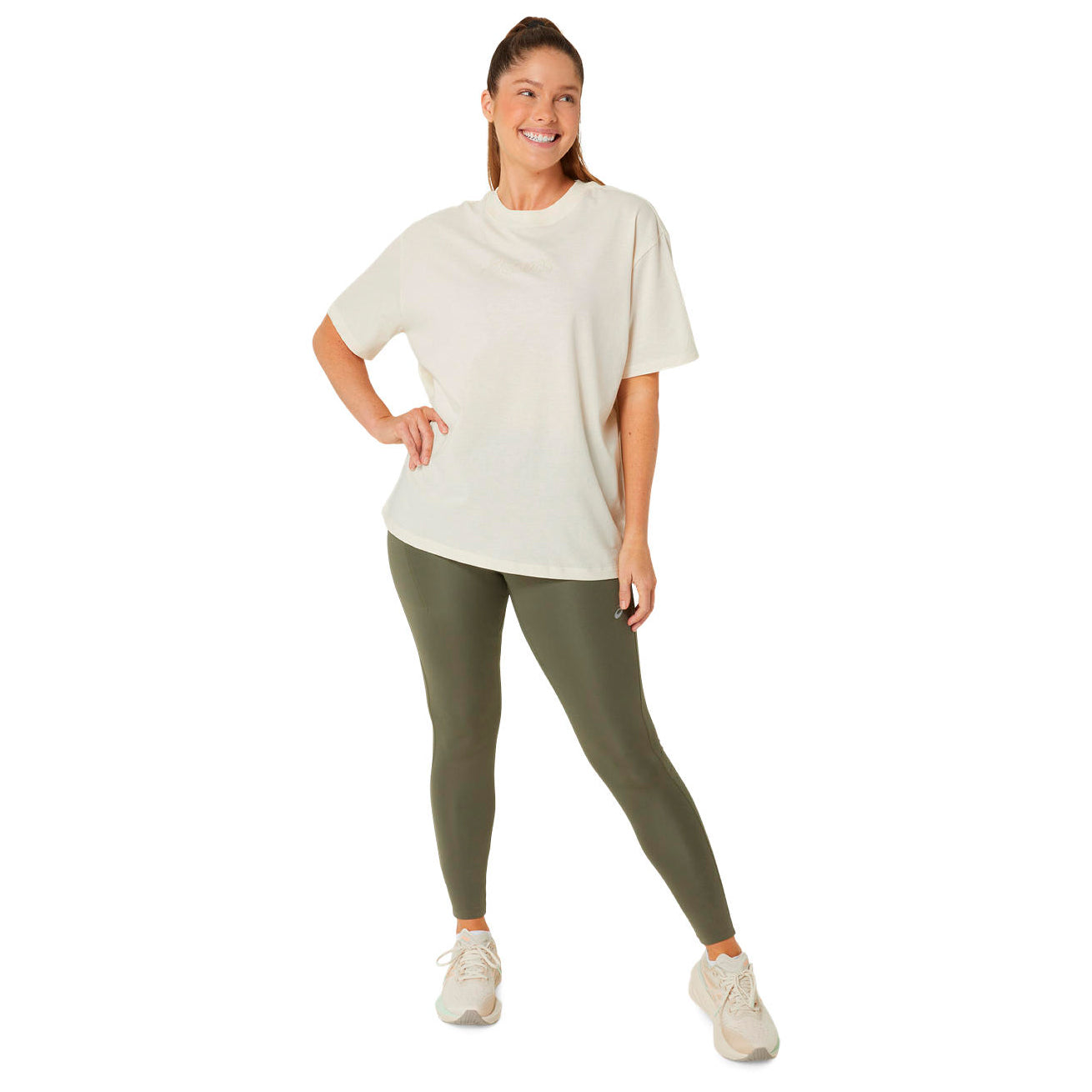 Logo Tee in Birch