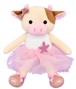 Plush Ballerina Cow
