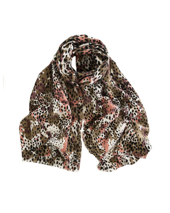 Pashmina in Camouflage Leopard Print