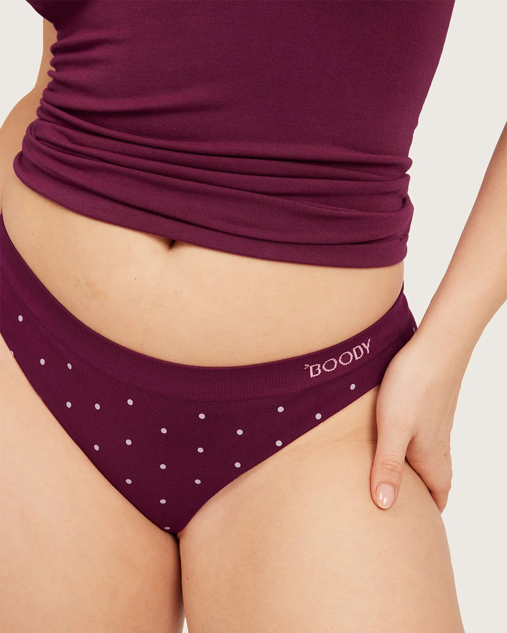 Classic Bamboo Bikini in BCA Dark Pink