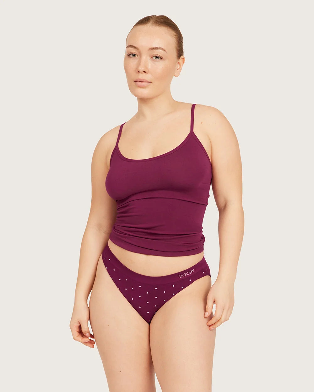 Classic Bamboo Bikini in BCA Dark Pink