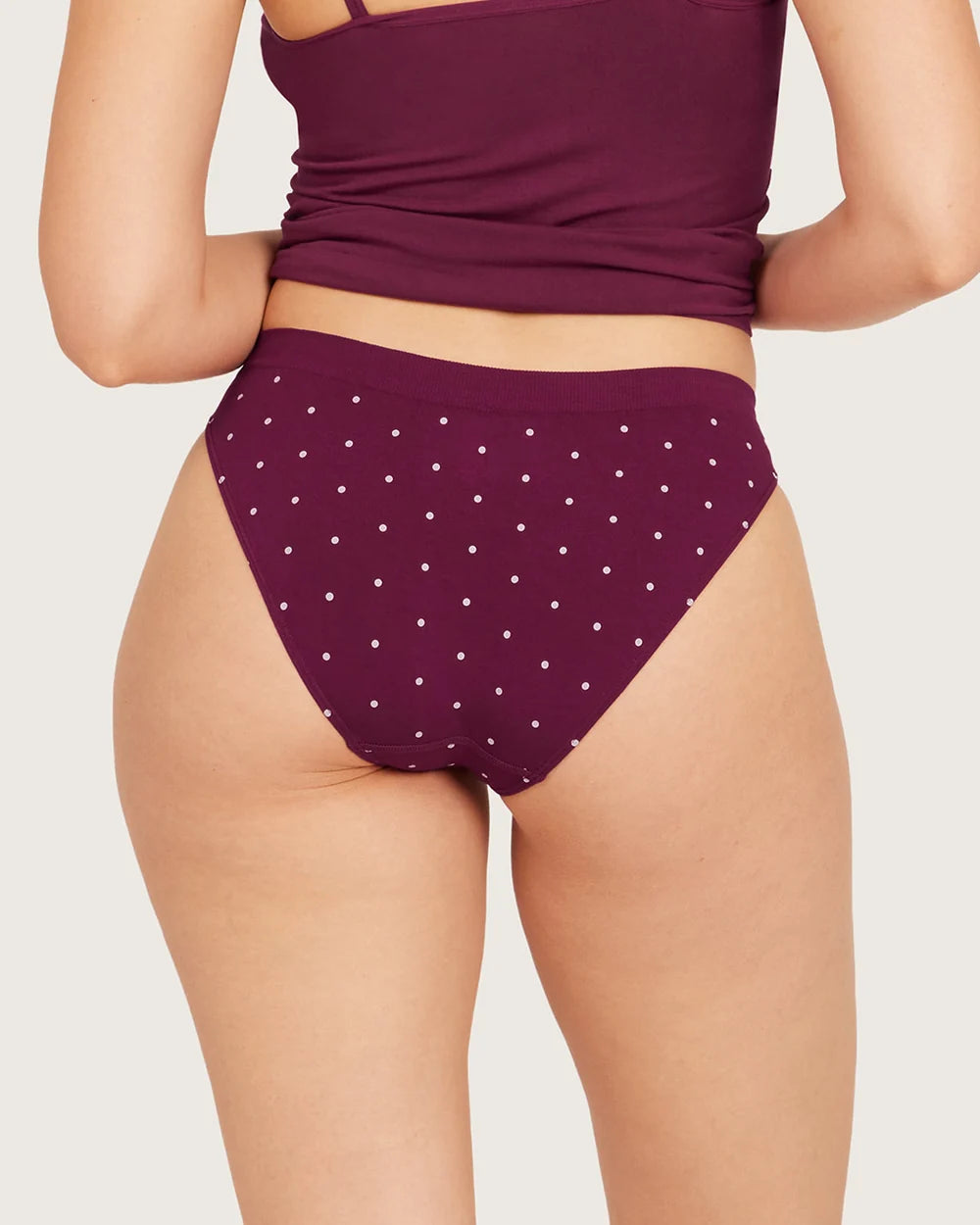Classic Bamboo Bikini in BCA Dark Pink