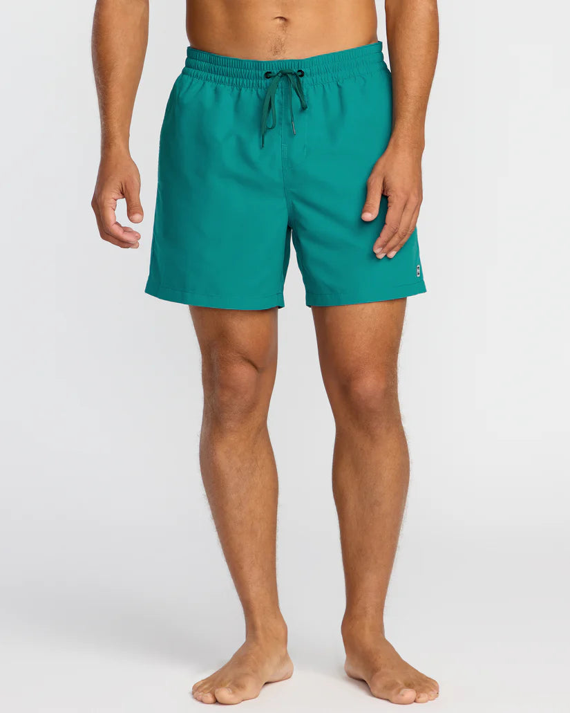 All Day Layback Volley Short in Real Teal