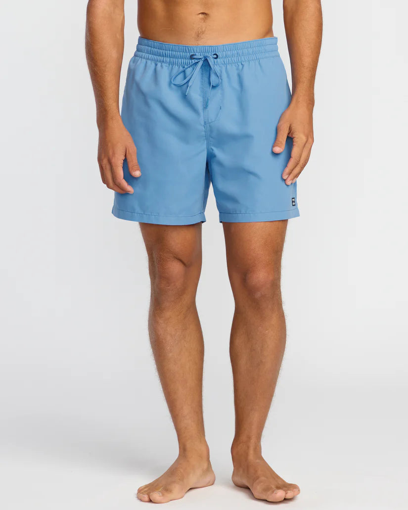 All Day Layback Volley Short in Sky Blue