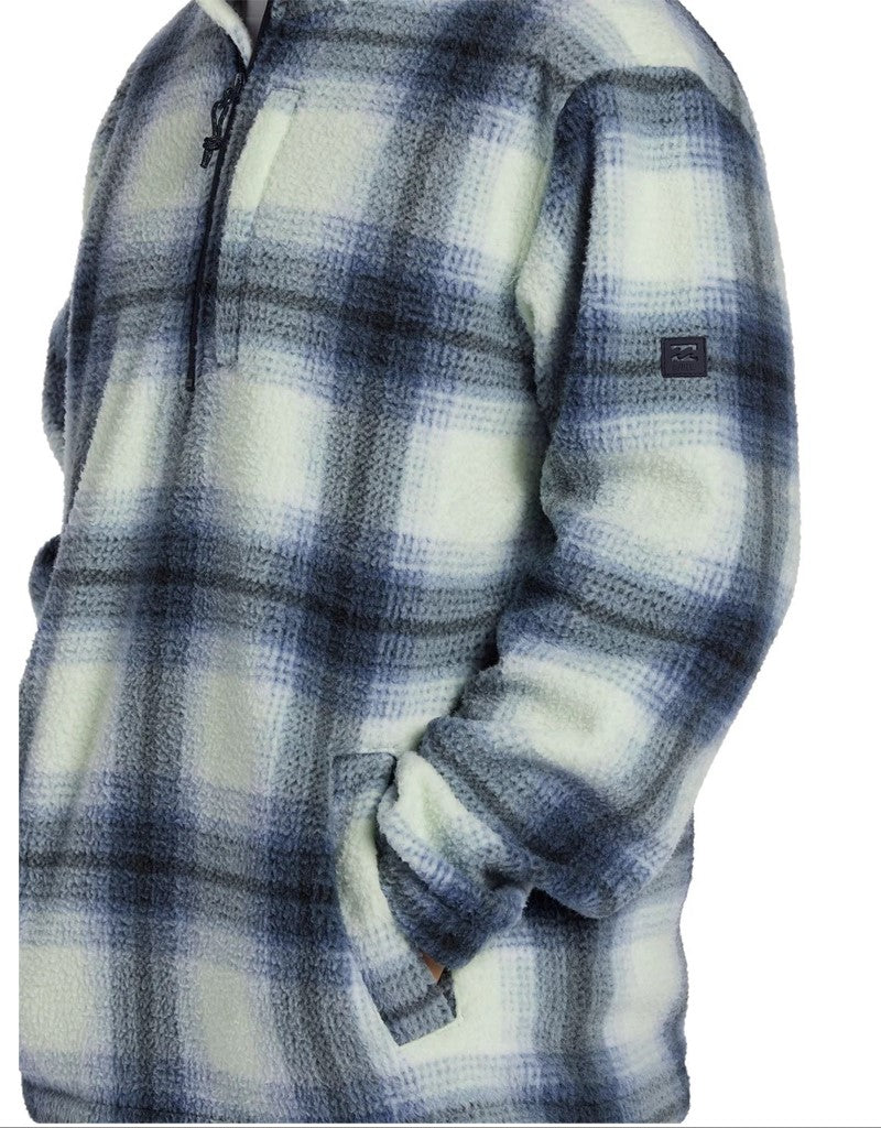 Men's Boundary Mock Neck Pullover Slate Blue