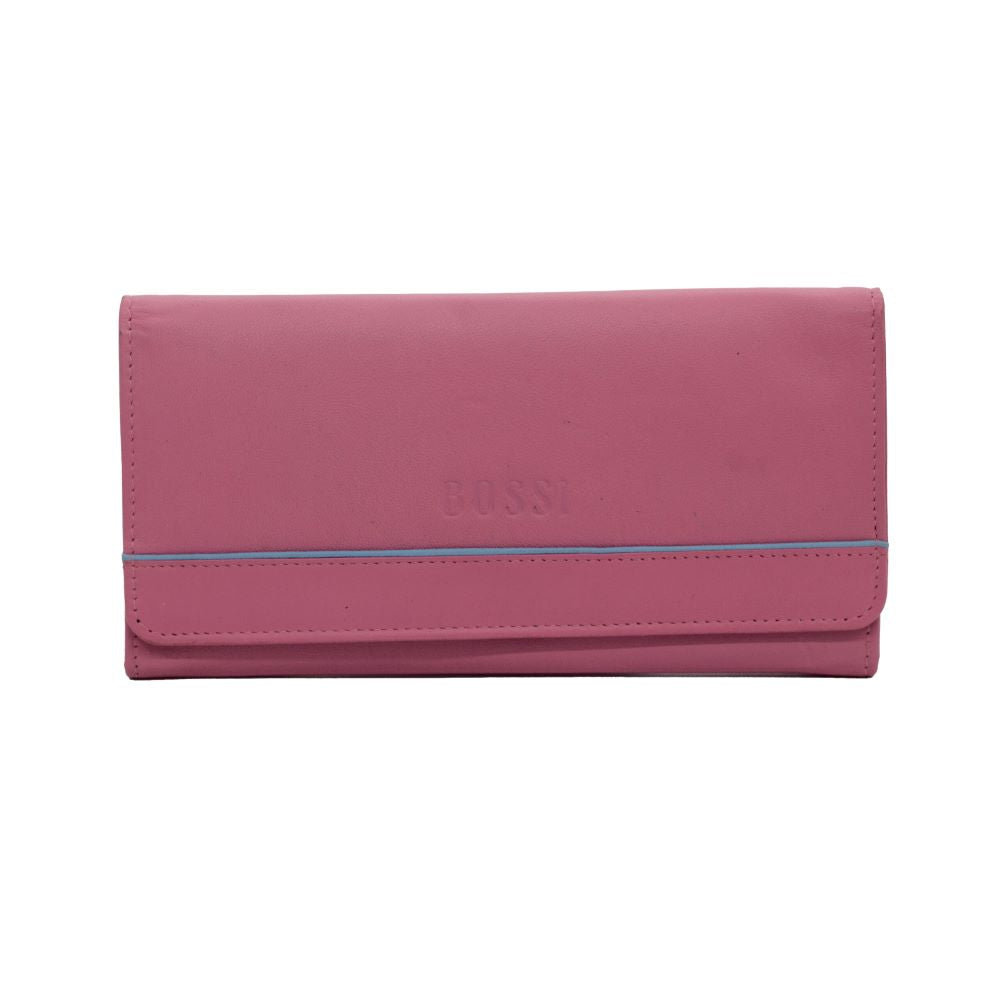 Taylor Ladies Leather Wallet in Pink