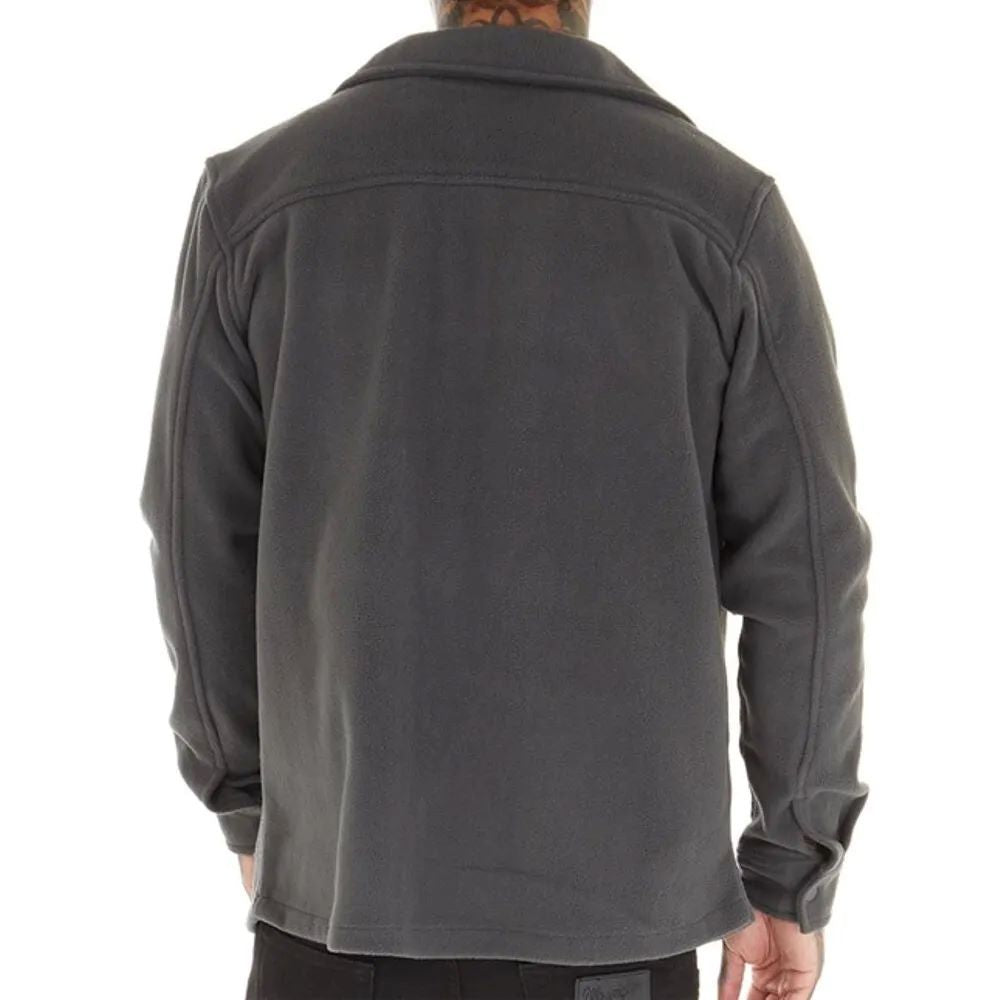 Bogart Micro Fleece Over Shirt in Grey