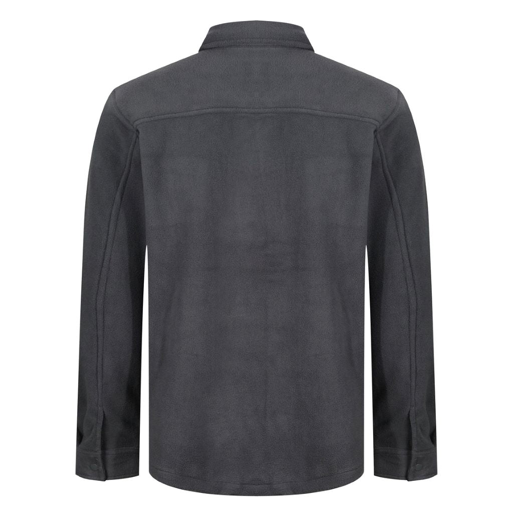 Bogart Micro Fleece Over Shirt in Grey